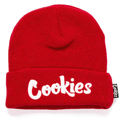Original Logo Beanie (Red/White) | Cookies Clothing