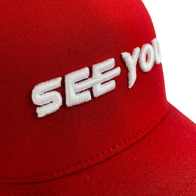See You Vision Hat (Red/White) Detail | See You