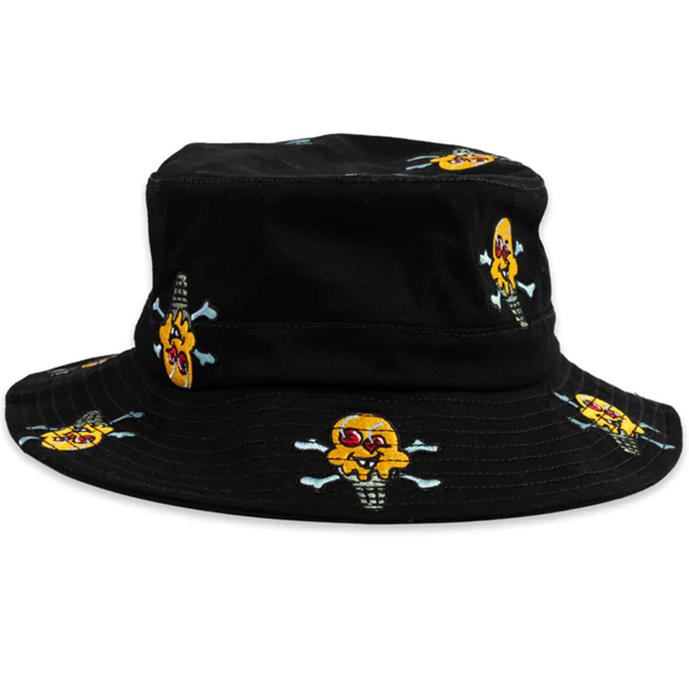 Lavish Bucket Hat (Black) | Ice Cream