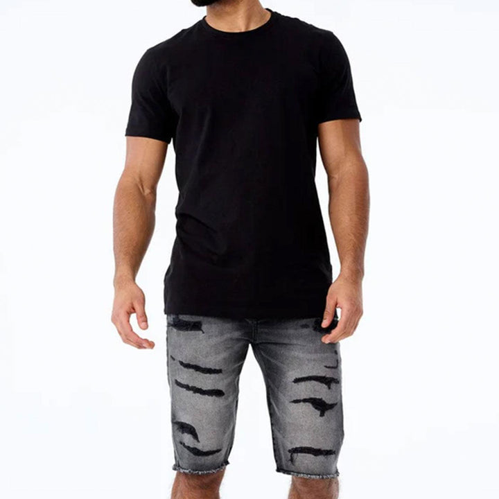 Arlington Denim Shorts (Industrial Black) Fit | Jordan Craig