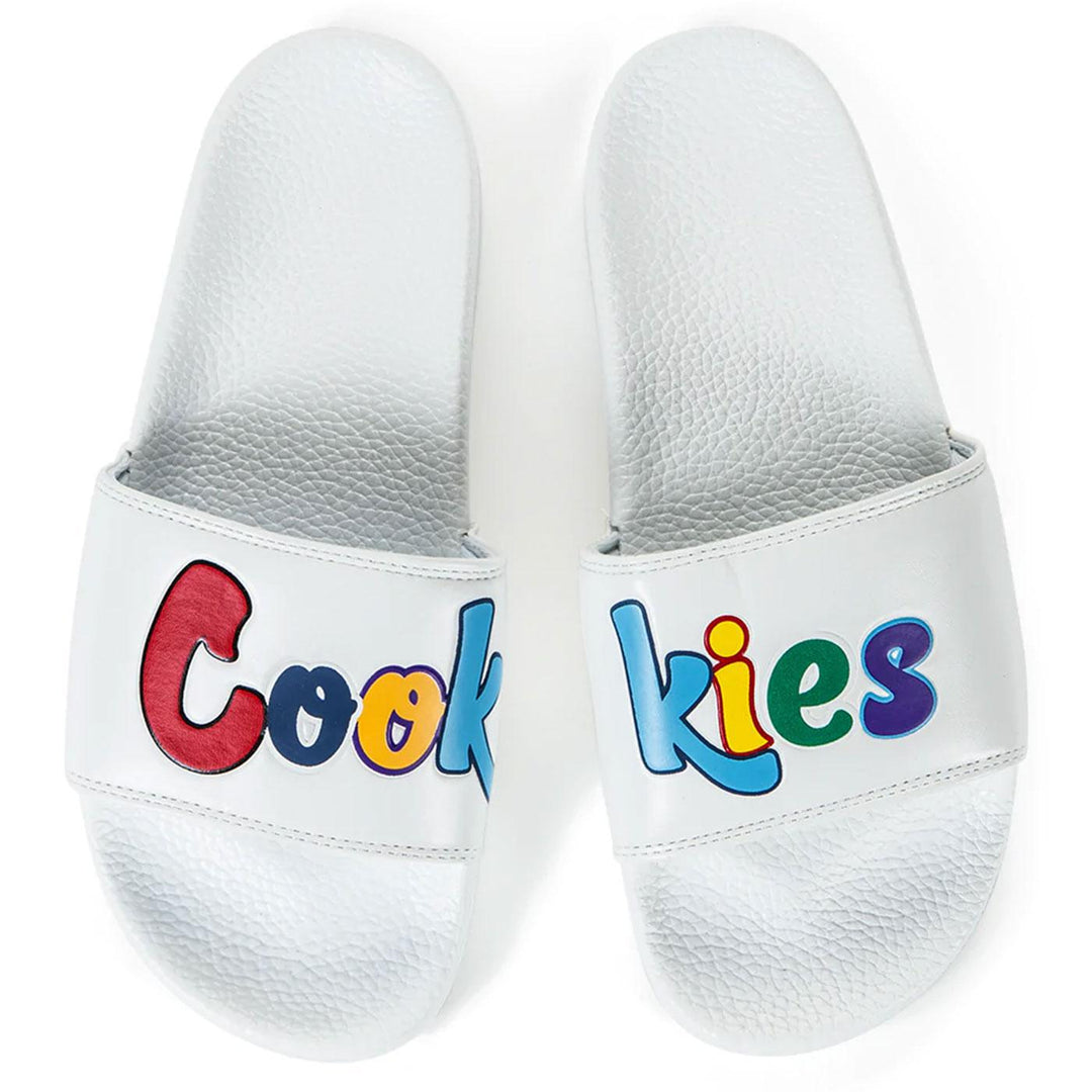 Cookies Original Mint Logo Slides (White) Top | Cookies Clothing