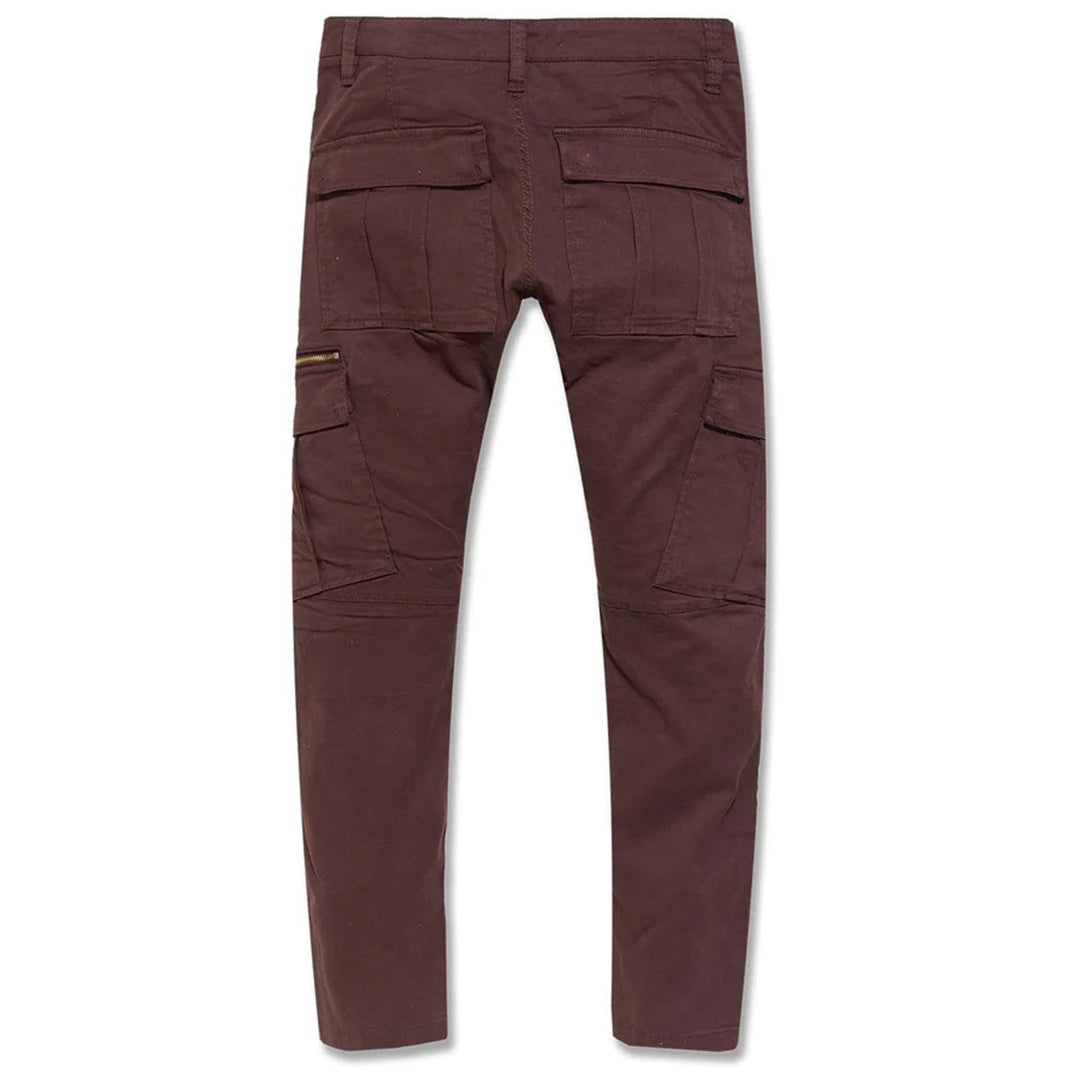 Sean Dover Lightweight Cargo Pants (Dark Chocolate) Rear | Jordan Craig