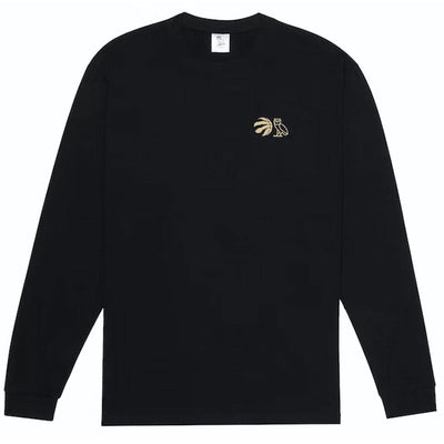 OVO x Raptors Long Sleeve T-Shirt (Black) | October's Very Own