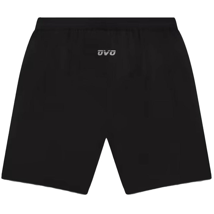 Lightweight Nylon Running Shorts (Black) Rear | OVO October's Very Own