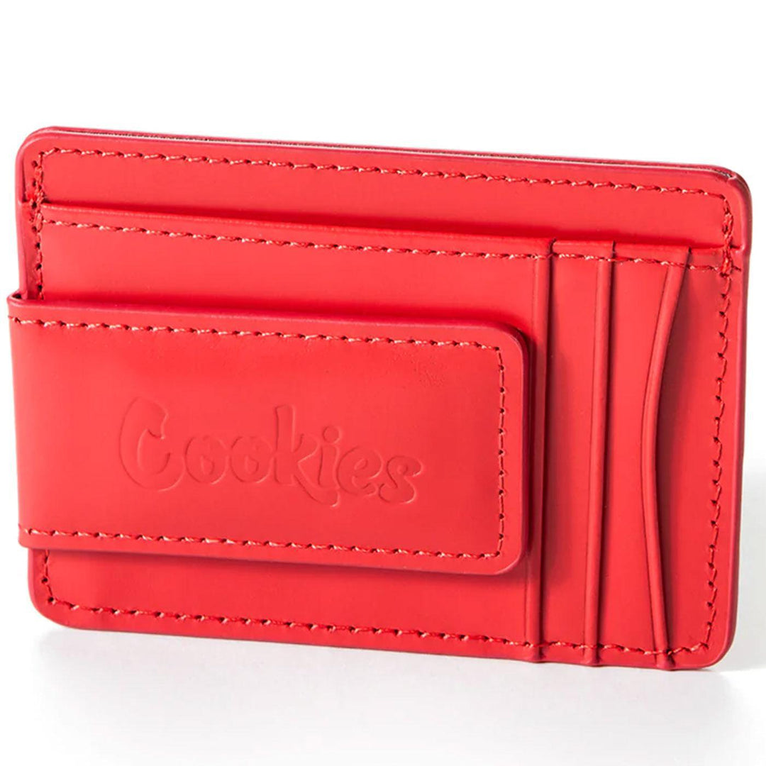Big Chips & Cookies Money Clip Leather Card Holder (Red) | Cookies SF