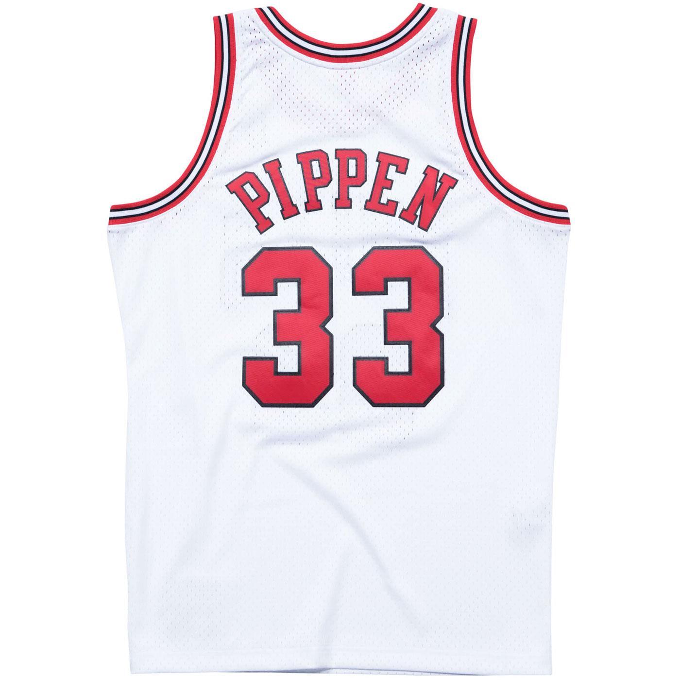 Swingman Jersey Chicago Bulls Home 1997-98 Scottie Pippen Rear | Mitchell