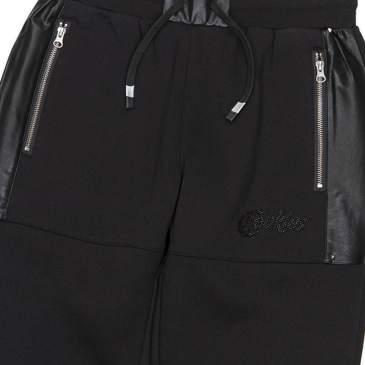 Caviar Fleece Pants (Black) Details | Cookies Clothing