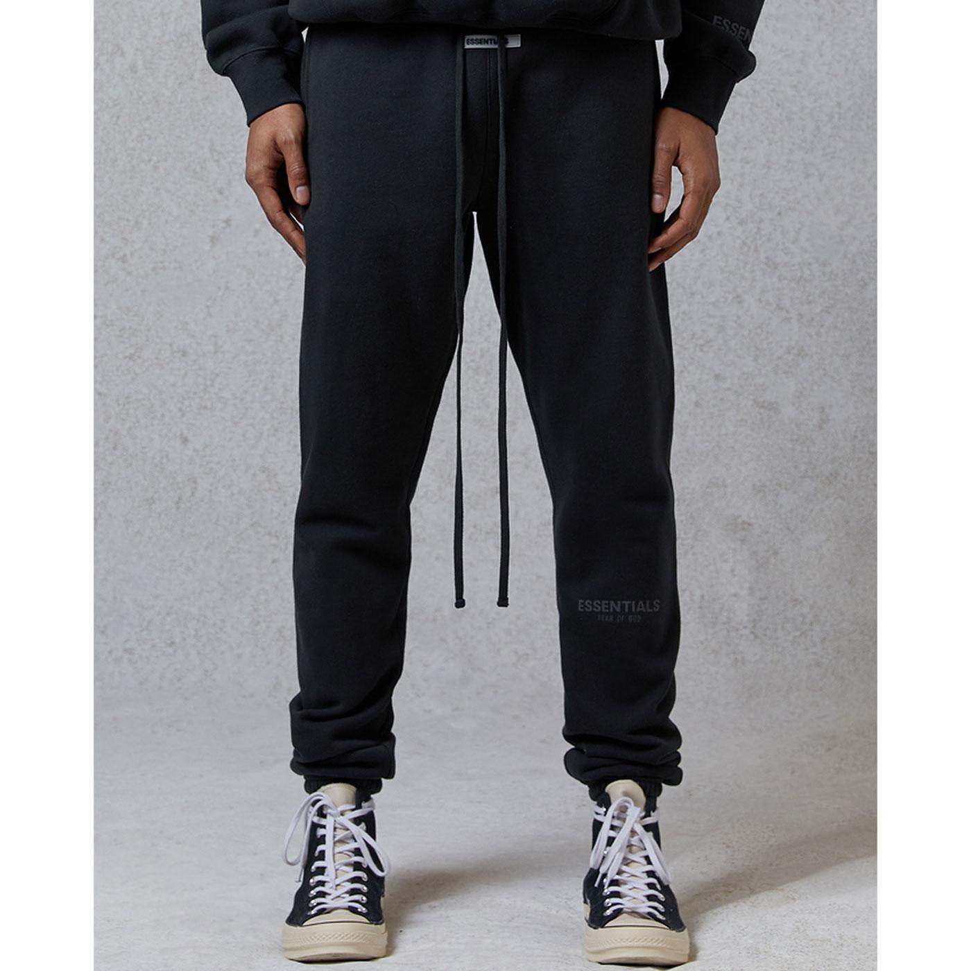 Essentials Sweatpants Black Fear of God Urban Street Wear