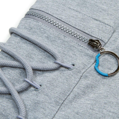 Catamaran Jersey Shorts (Grey) Zipper | Cookies Clothing
