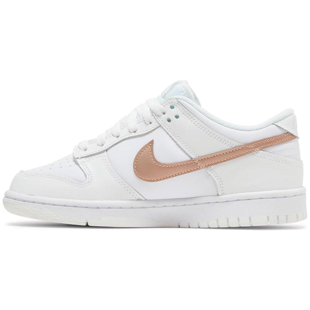 Dunk Low GS 'White Metallic Red Bronze' DH9765 100 Side | Nike