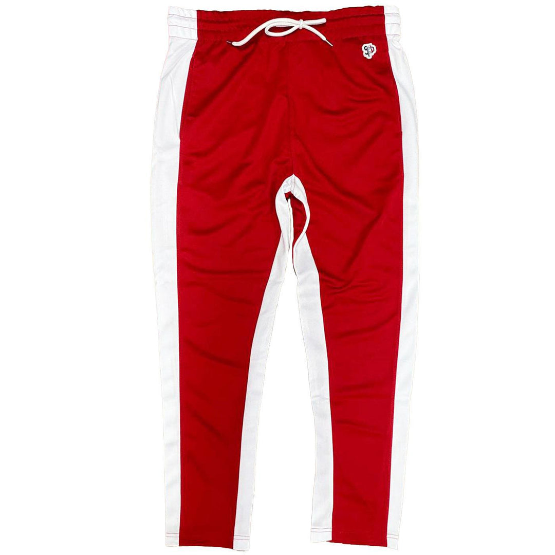 Skinny Track Pants (Red/White)