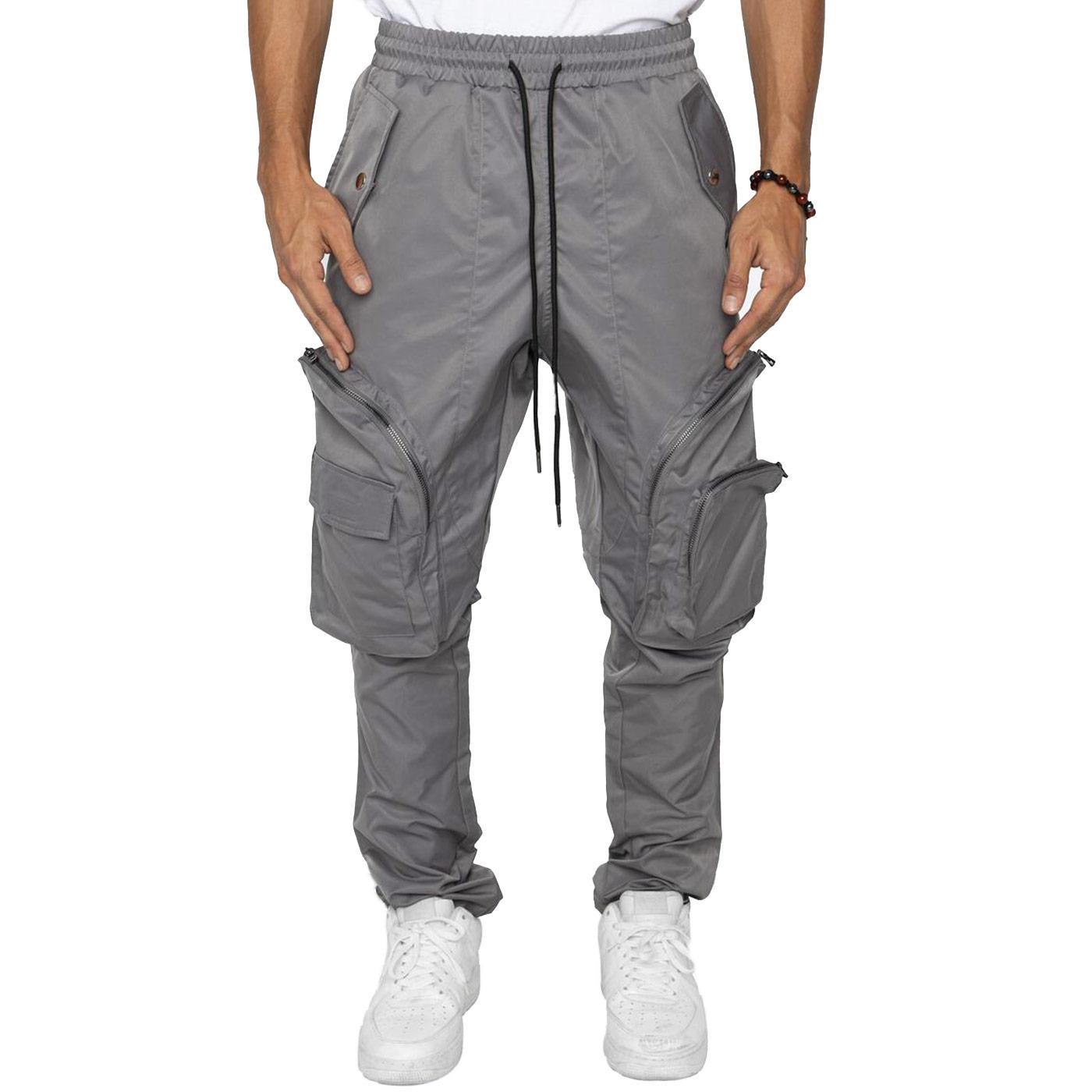 Bomber Cargo Pants (Grey) Front | EPTM