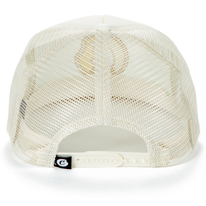 Show and Prove Trucker Hat (Cream) Rear | Cookies Clothing