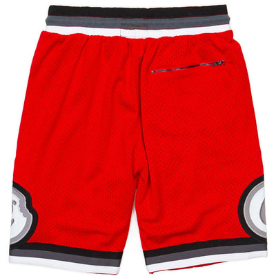Puttin' In Work Shorts (Red) Rear | Cookies Clothing