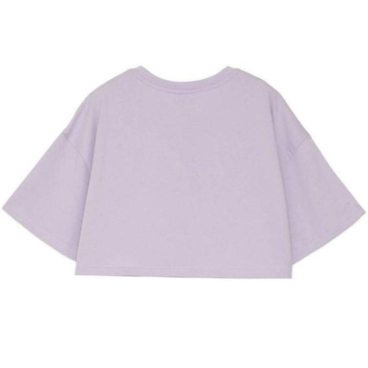 Drawcord Cropped Top (Lilac) Rear | Sixth June