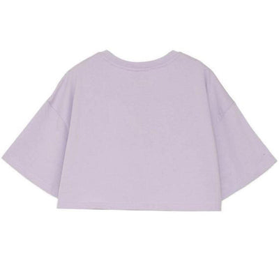 Drawcord Cropped Top (Lilac) Rear | Sixth June