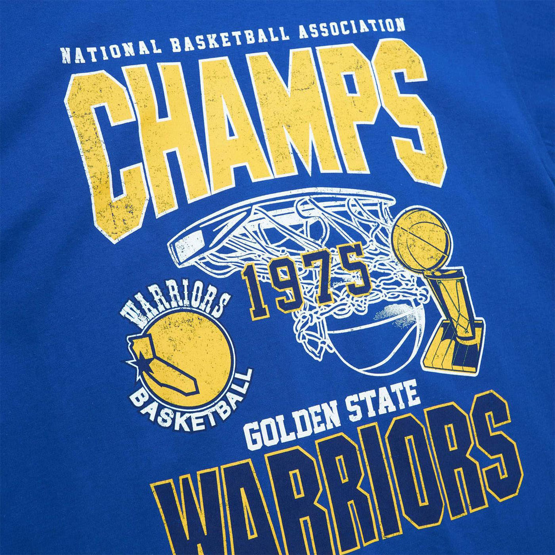 Finals Tee Golden State Warriors (Royal Blue) Detail | Mitchell & Ness