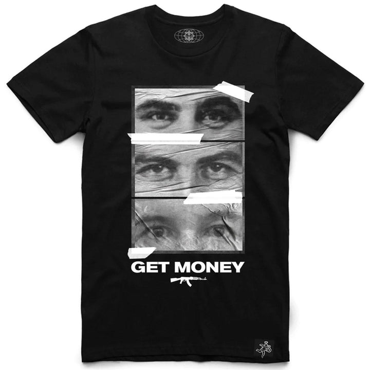 AJ9PG Get Money Eyes Tee (Black) | Hasta Muerte