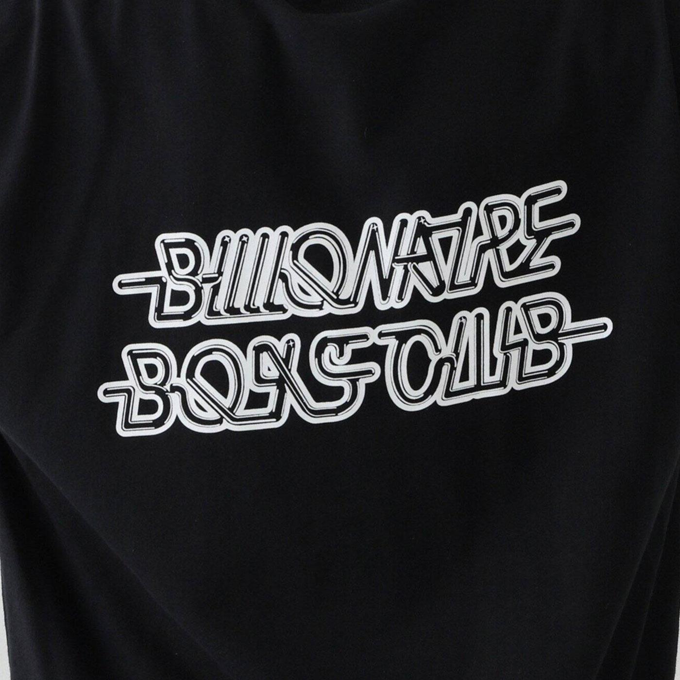 Cotton L/S T-Shirt Helmet Logo (Black) | Billionaire Boys Club