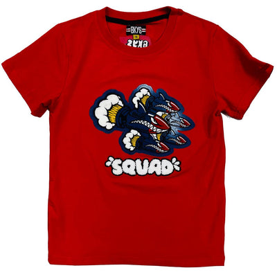 Squad Tee - Kids (Red) | BKYS Black Keys