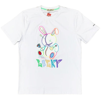 Colorful Lucky Charm Tee (White) | BKYS