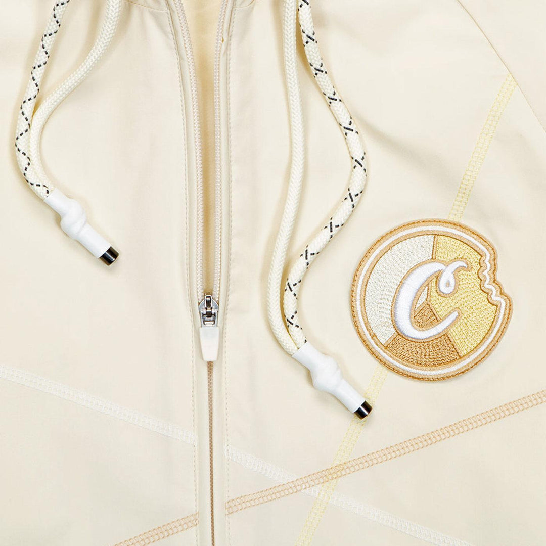 Show and Prove Windbreaker (Cream) Detail | Cookies Clothing