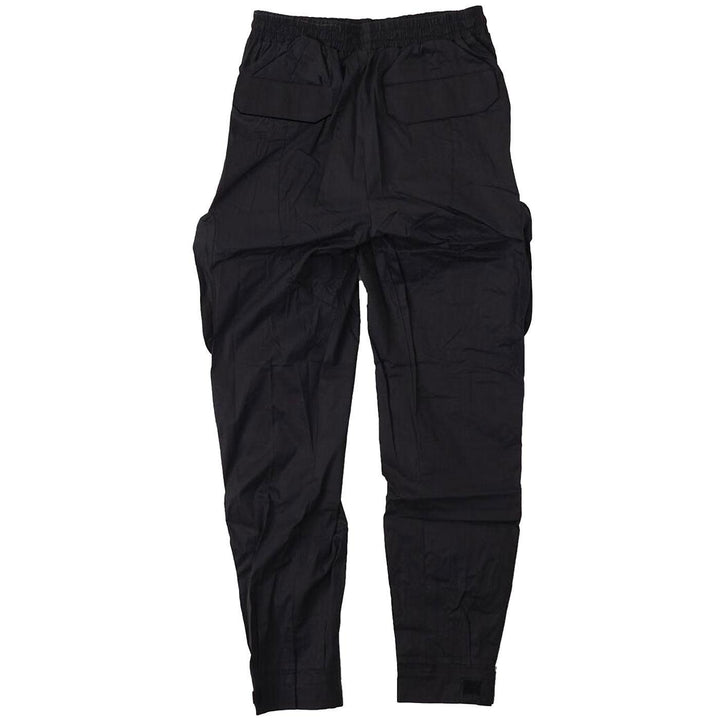 Combat Nylon Joggers (Red Zippers) Rear | 8&9 Clothing Co.