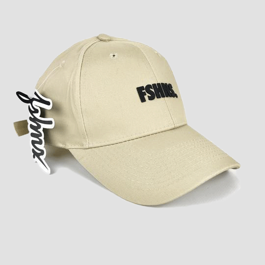 FSHNS Bold Logo Silicone Dad Hat (Khaki Black)