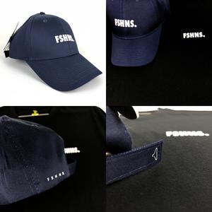 FSHNS Bold Logo Silicone Dad Hat (Navy/White)