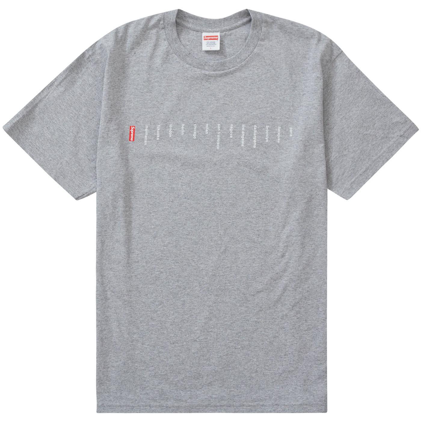 Supreme Location Tee (Heather Grey)