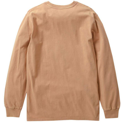Broadway Washed L/S Tee (Clay) Rear | Staple Pigeon