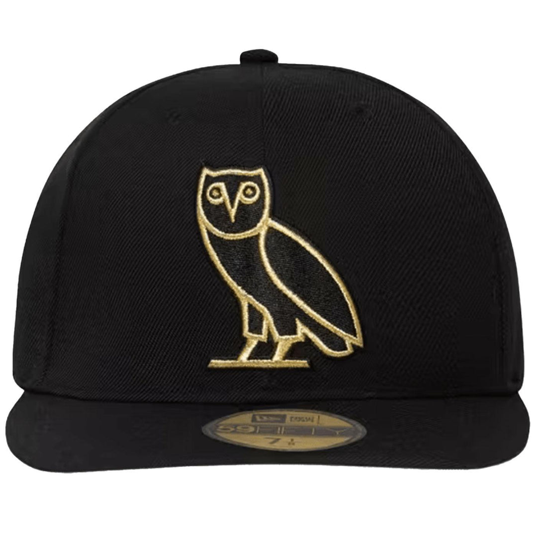 New Era 59Fifty OG Owl Fitted Cap (Black/Gold) | OVO 
