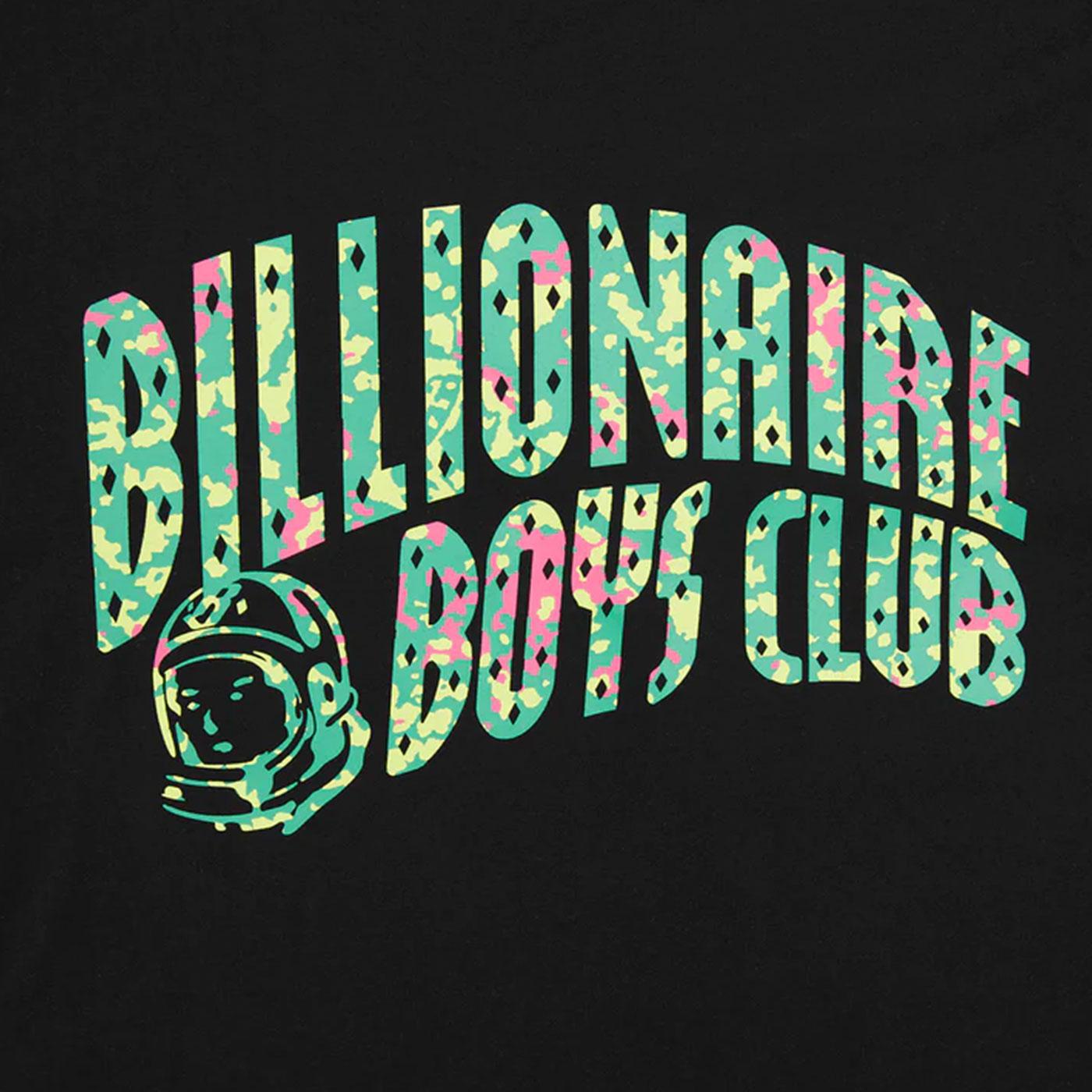 Jungle Camo Arch Logo T-Shirt (Black) New | Billionaire Boys Club