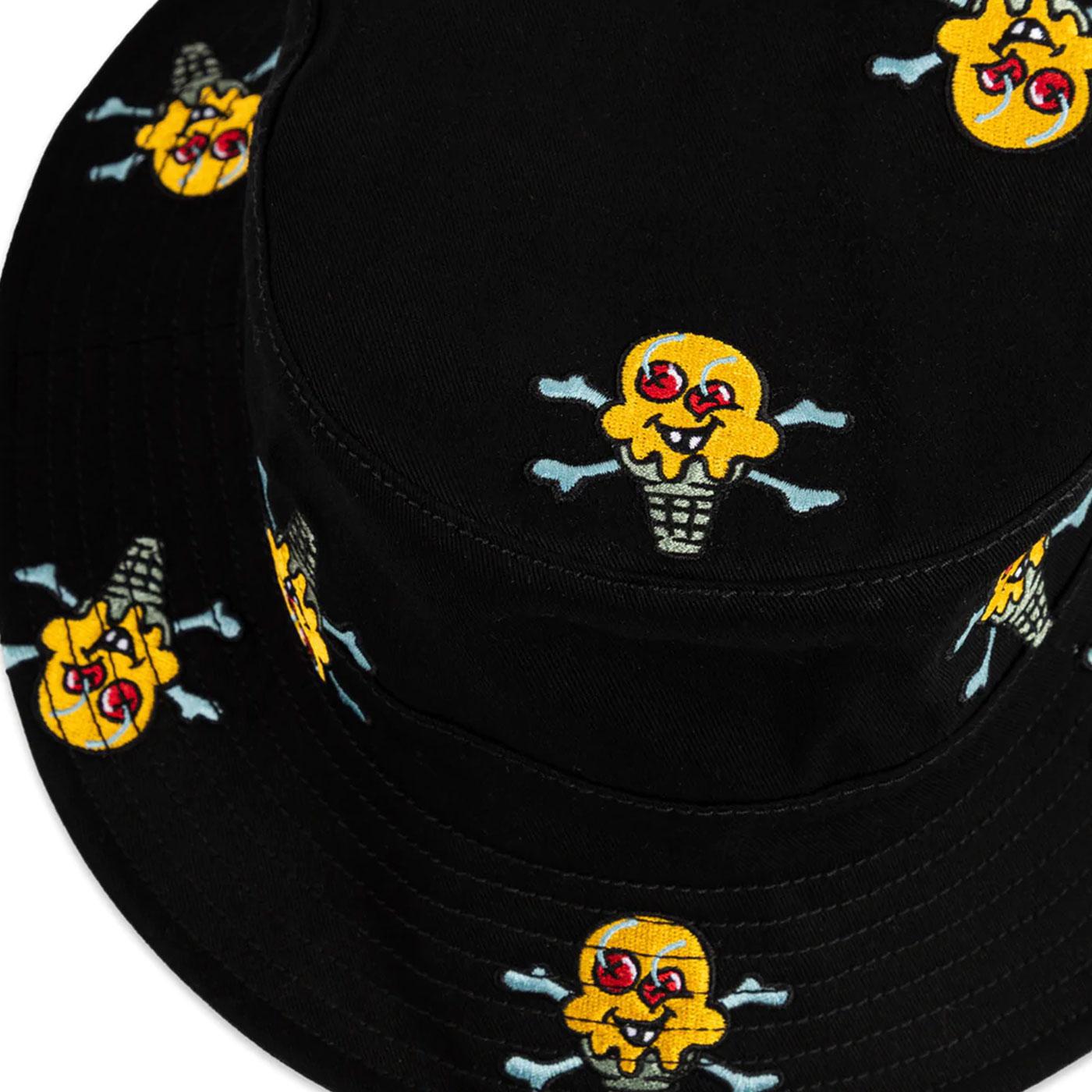 Lavish Bucket Hat (Black) New | Ice Cream