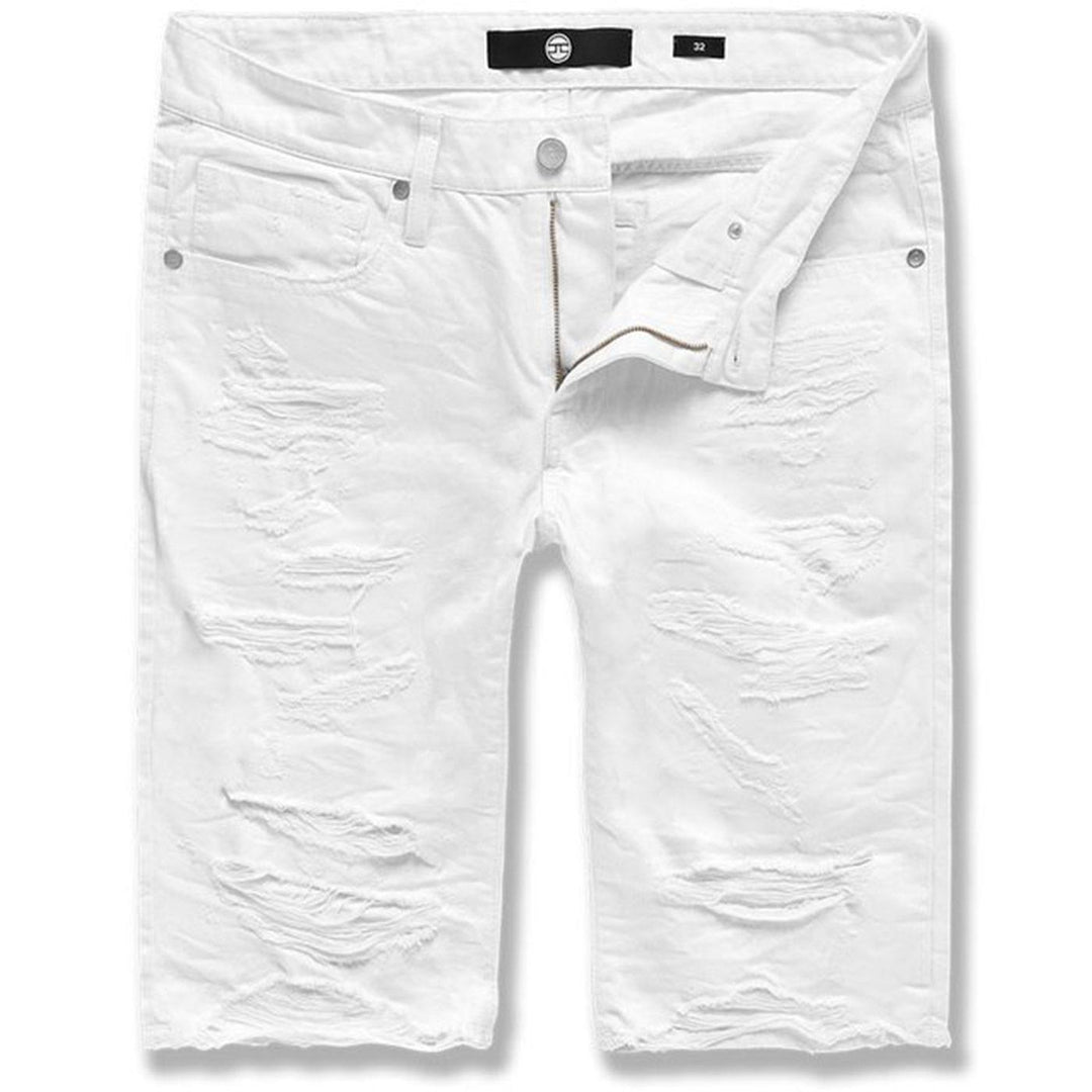 Belmar Twill Shorts (White) | Jordan Craig