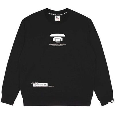 AAPE Fancy Crew Neck Sweater (Black)