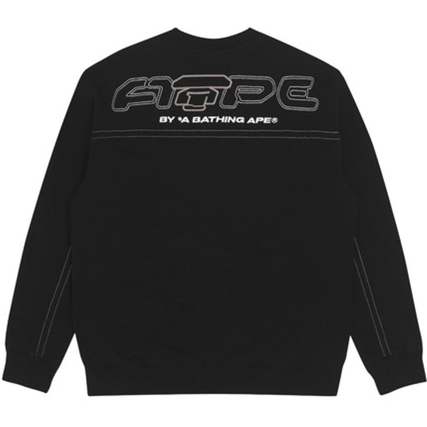 AAPE Fancy Crew Neck Sweater (Black) – Urban Street Wear