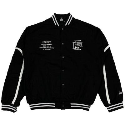 Hustle Gang Varsity Jacket (Black) | FSHNS Brand