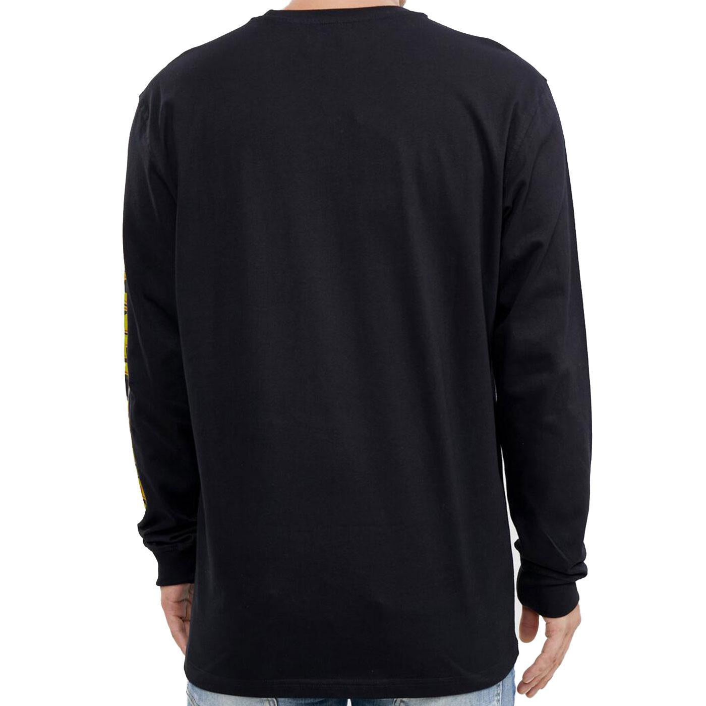 That's All Folks! Long Sleeve Tee (Black) Rear | Freeze Max