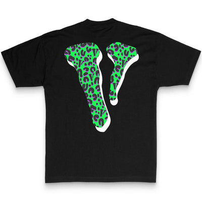 Cheetah Hair T-Shirt (Black) Rear | Rodman x Vlone