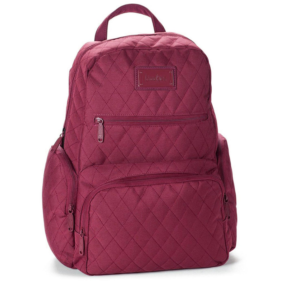 Cookies V4 Quilted Backpack (Burgundy) | Cookies Clothing