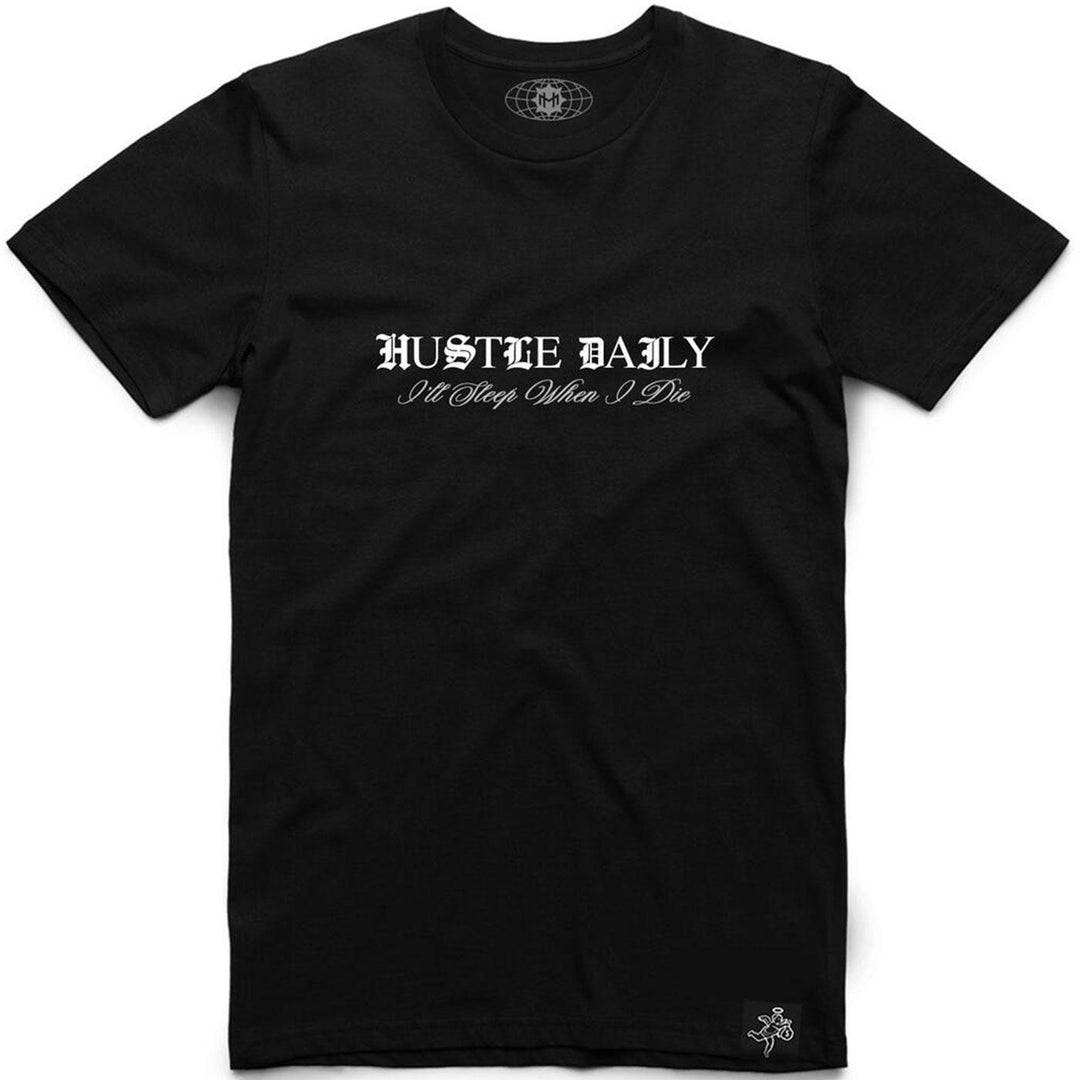 OE Sleep When I Die Ransom HW Tee (Black) Front | Hasta Muerte