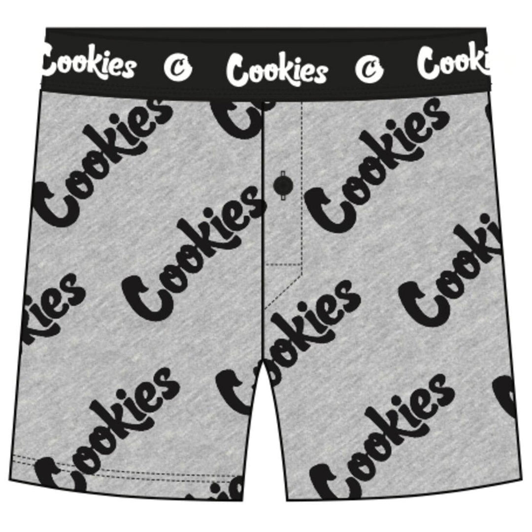 Repeated Print Boxer Briefs (Grey) | Cookies Clothing