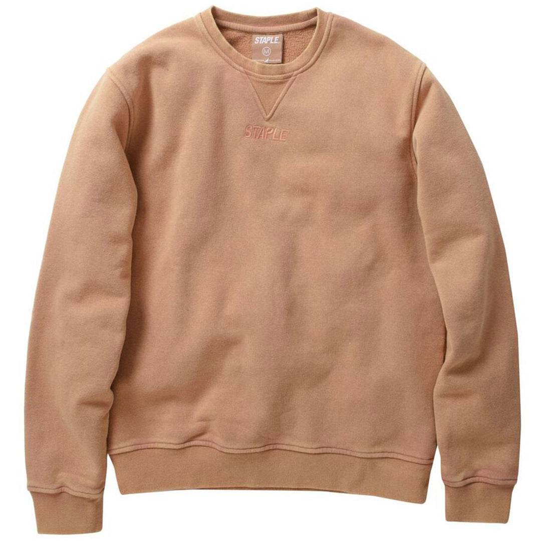 Broadway Washed Crewneck (Clay) | Staple Pigeon