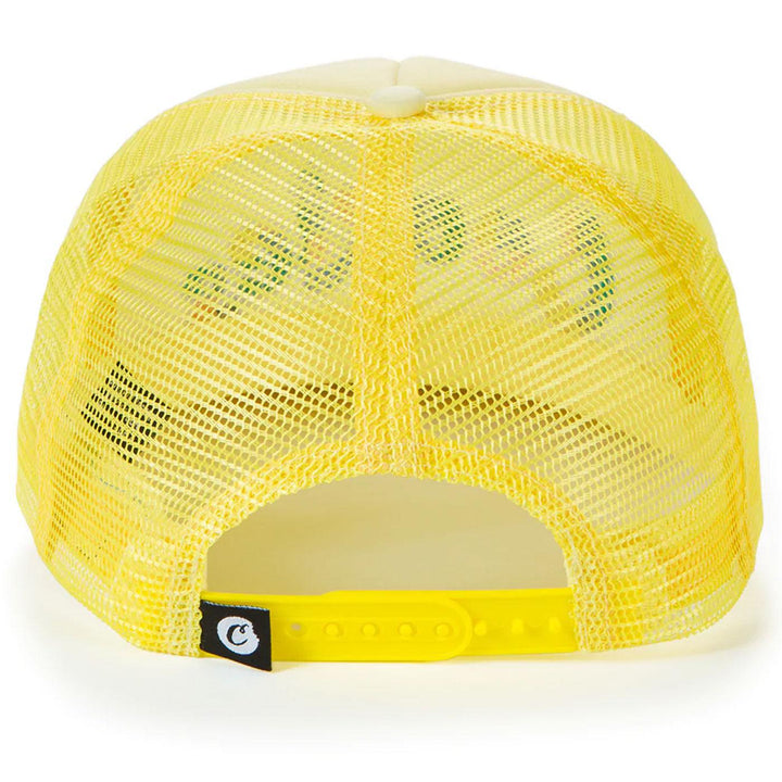 Montauk Trucker Hat (Yellow) Rear | Cookies Clothing
