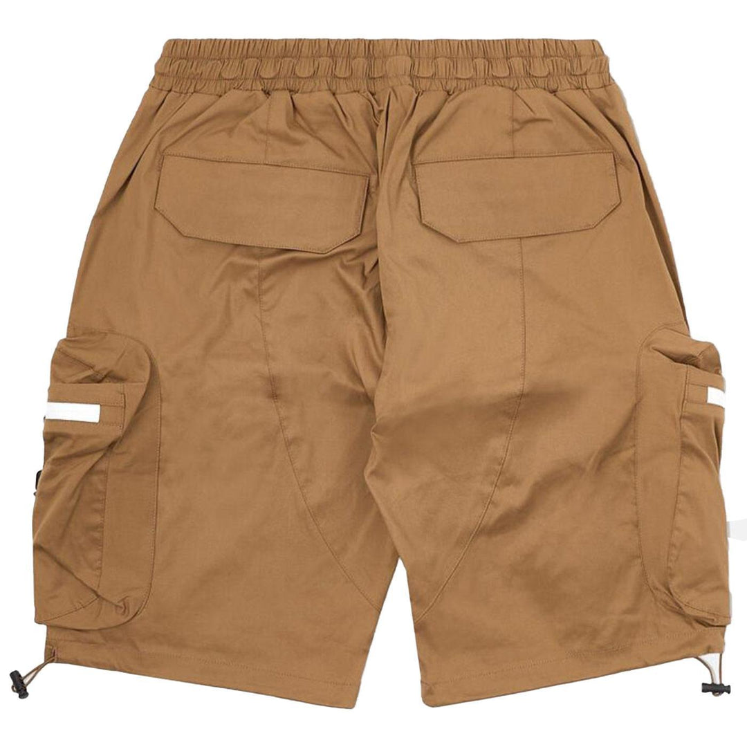 Combat Nylon Shorts (Brown) Rear | 8&9 Clothing Co. 
