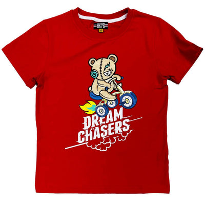 Dream Chaser Tee - Kids (Red) | BKYS Black Keys