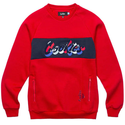 Searchlight Crewneck (Red) | Cookies Clothing