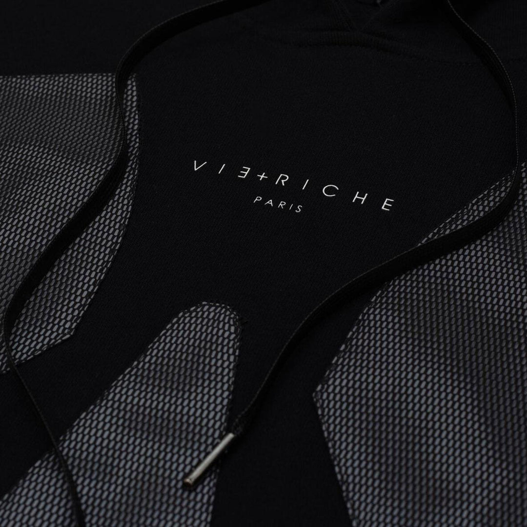 Dimension Hoodie (Black) Fabric | VIE+RICHE Paris