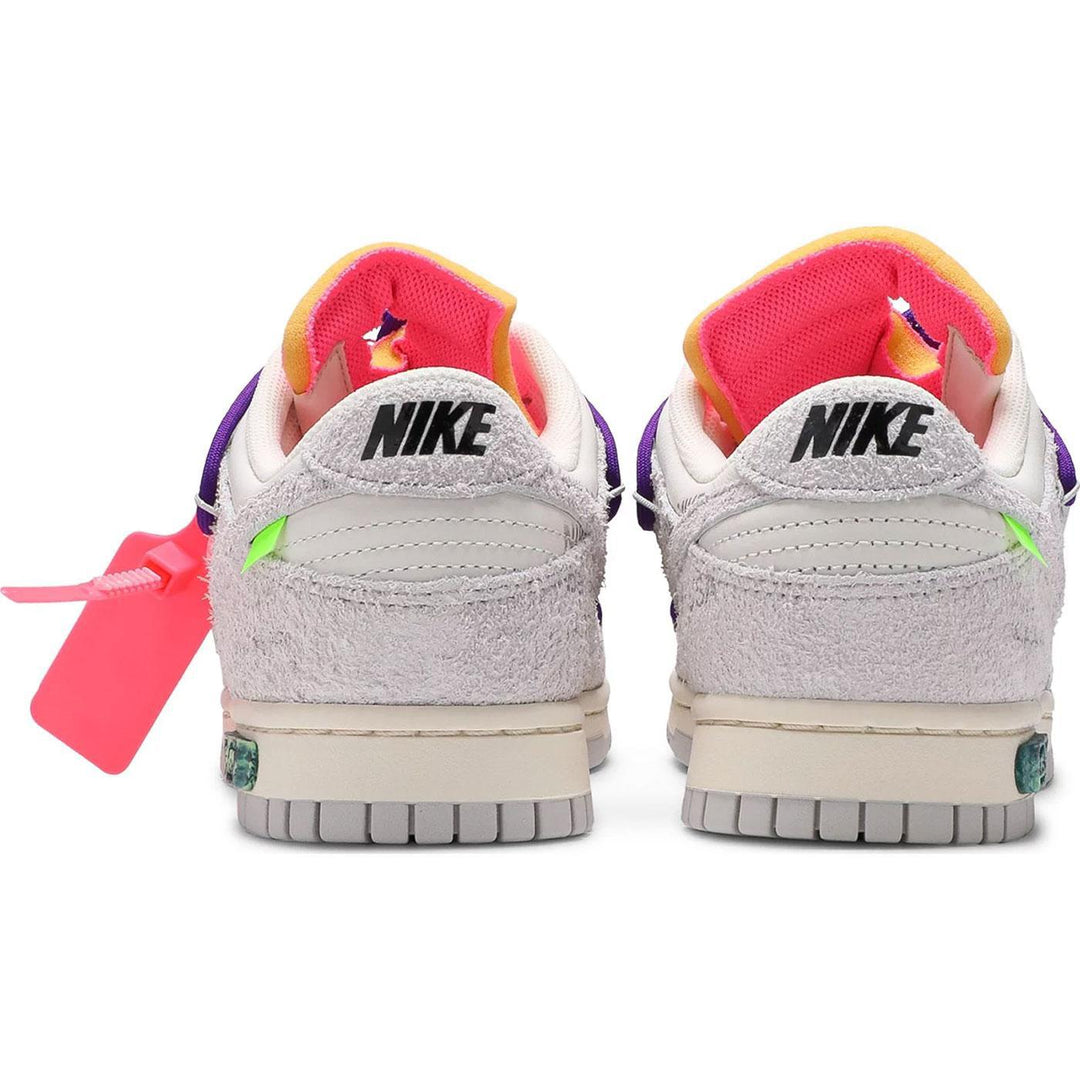 Off-White x Dunk Low 'Lot 15 of 50' DJ0950 101 Rear